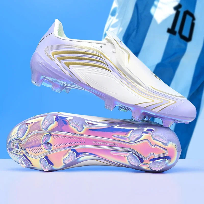 Nouvelles chaussures de football pour hommes, baskets de futsal, crampons de haute qualité, antidérapantes, chaussures de football d'intérieur, pour terrain synthétique, best-seller, montantes, pour extérieur
