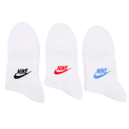 Nike Men's Socks, Women's Socks, Casual Socks, Fashionable Basketball Socks, Thin Socks, Comfortable and Breathable Sports Socks (3 Pairs) Dx5074-911