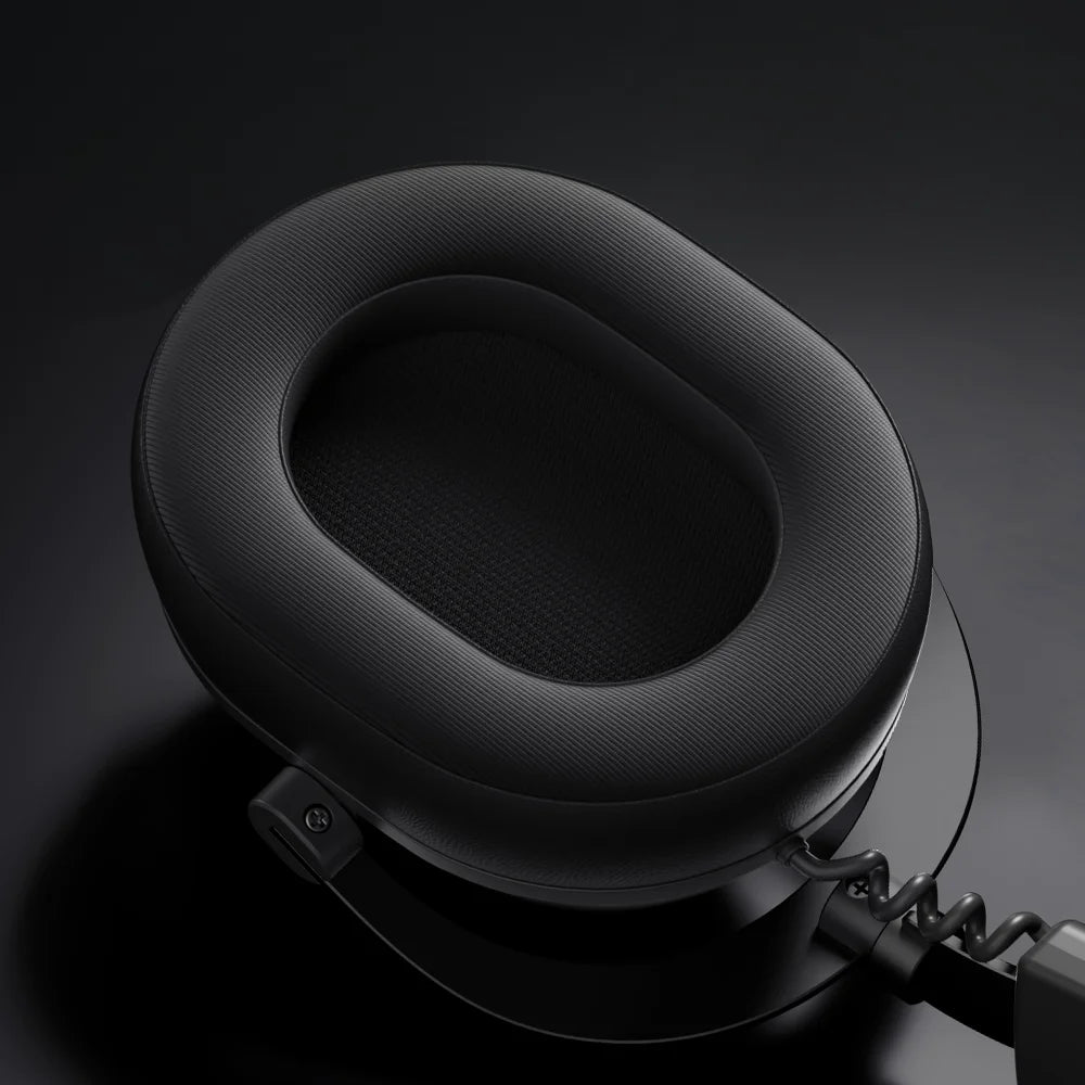 Casque de jeu sans fil magnétique MCHOSE V9 Turbo+ avec son surround 7.1 90 °   Écouteurs pivotants à faible latence avec chargement magnétique RGB
