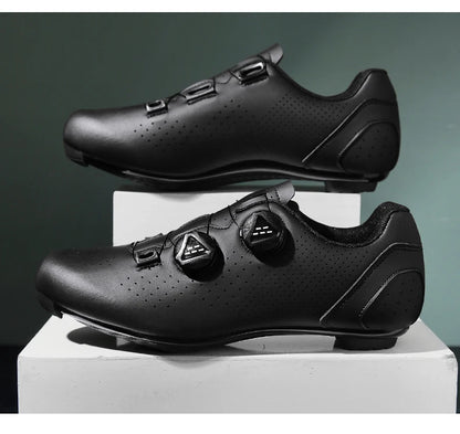 Buty rowerowe MTB dla mężczyzn, sportowe buty do jazdy po bezdrożach i szosie, płaskie buty do szybkiej jazdy na rowerze, obuwie do rowerów górskich z blokami SPD