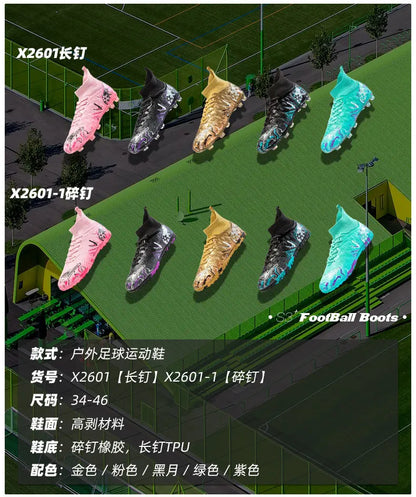 Sapatilhas de futebol profissional para homem, sapatilhas com pitões, sapatilhas de futebol originais, botas para campo de futebol de interior, treino em relva, TF/FG, ténis