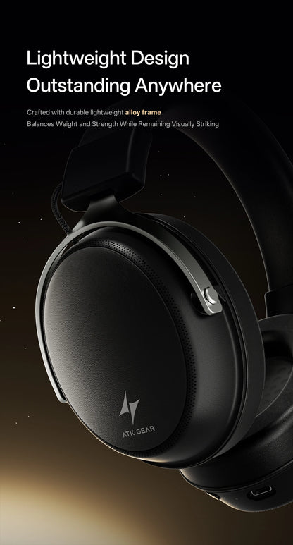 ATK Neptune N9 Wireless Gaming Headset – Low Latency eSports Headphones with Noise Cancelling Mic, Bluetooth 5.3, 4 Modes Dual Connection Gaming Headset