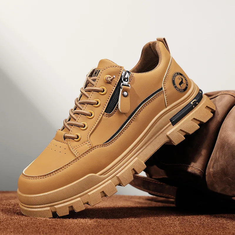 Chaussures de sport décontractées pour homme, pour la randonnée et les activités de plein air, tendance, mode urbaine, confortables, à semelle épaisse