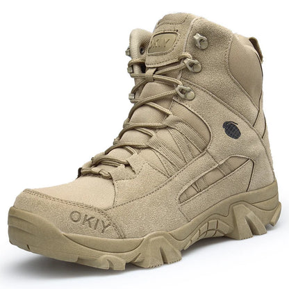 Men Tactical Boots Boots Men Desert Waterproof Work Safety Shoes Hiking Shoes Ankle Men Outdoor Boots