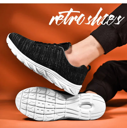 Sports Men's Running Jogging Shoes Casual Sneakers Outdoor Lace-Up Breathable Mesh Light Tennis Outdoor Walking Size 39-46