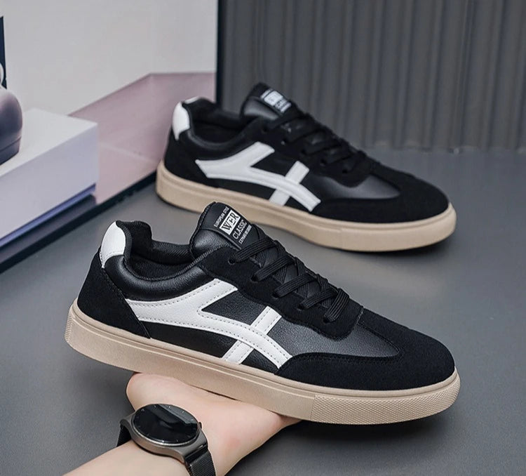 Herren-Freizeitschuhe – Leichte Freizeit- und Outdoor-Wanderschuhe – Sneaker – Rutschfeste flache Herrenschuhe