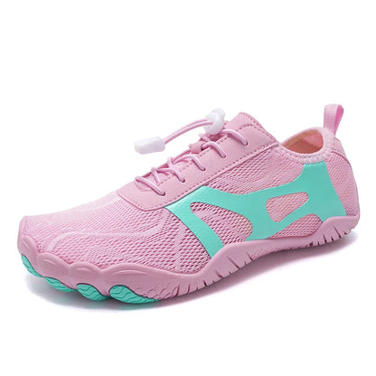 Unisex Wide Toe Barefoot Water Shoes Quick Dry Breathable Soft Sole Beach Aqua Shoes Lightweight Swimming Water Sports Sneakers