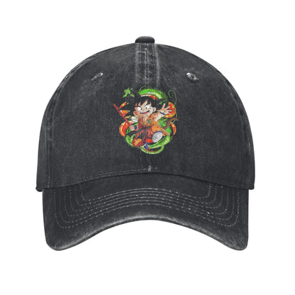 Dragon Ball Master Rosh TURTLE SCHOOL Unisex Baseball Cap  Distressed Washed Caps Hat Fashion Outdoor Unstructured Soft Headwear