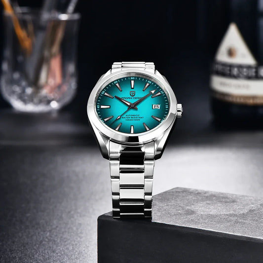 PAGANI DESIGN 40 mm – luxusní mechanické hodinky pro muže v business stylu s automatickým nátahem, safírovým sklem a vodotěsností 100 m