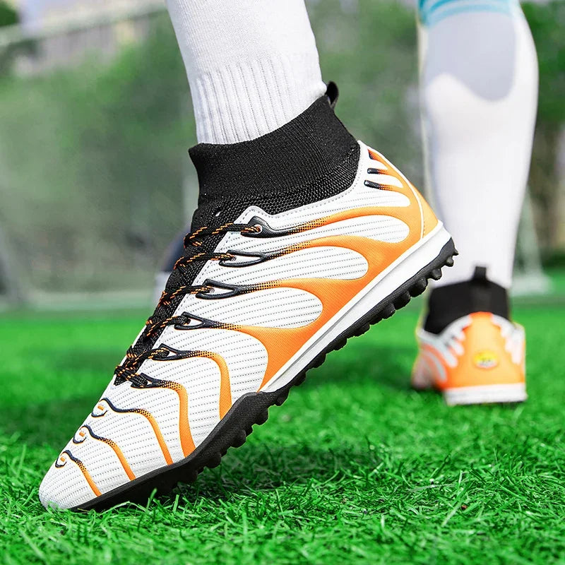 Ανδρικά παπούτσια ποδοσφαίρου Sport FG/TF Παπούτσια ποδοσφαίρου για εξωτερικούς χώρους Προπόνηση Αγόρια Αγώνας Αντιολισθητικά Παπούτσια με μακριά καρφιά Εσωτερικού χώρου Futsal Άνετα