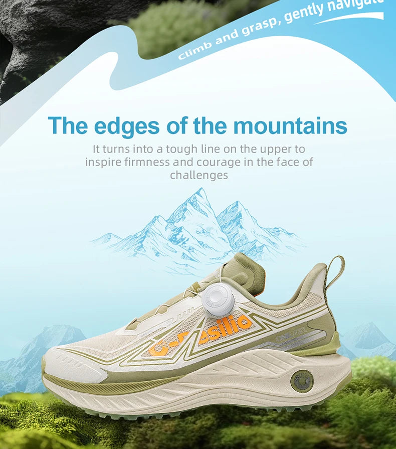 ONEMIX Sapatos Desportivos Casuais de Outono-Inverno para Viagens, Sapatos de Caminhada ao Ar Livre para Homem, Sapatos Leves e Antiderrapantes, Sapatos de Trekking para Homem
