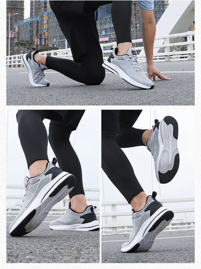 Ténis de corrida para homem da marca Baasploa: ténis casuais de malha, de designer, leves, com atacadores, novos, para desporto ao ar livre e ténis de ténis
