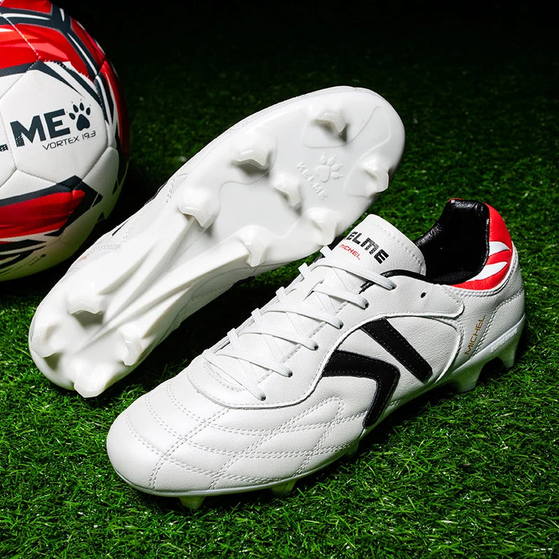 Fotbalové kopačky KELME TF, kopačky z telecí kůže, profesionální futsalové kopačky, originální tréninkové tenisky na fotbal ZX80011017