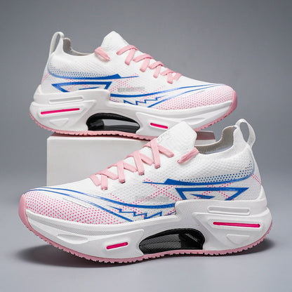 Unisex-Sportschuhe, trendig, atmungsaktives Mesh, weiche Sohle, stoßdämpfend, strapazierfähig, für Teenager, professionelle Laufschuhe für Herren