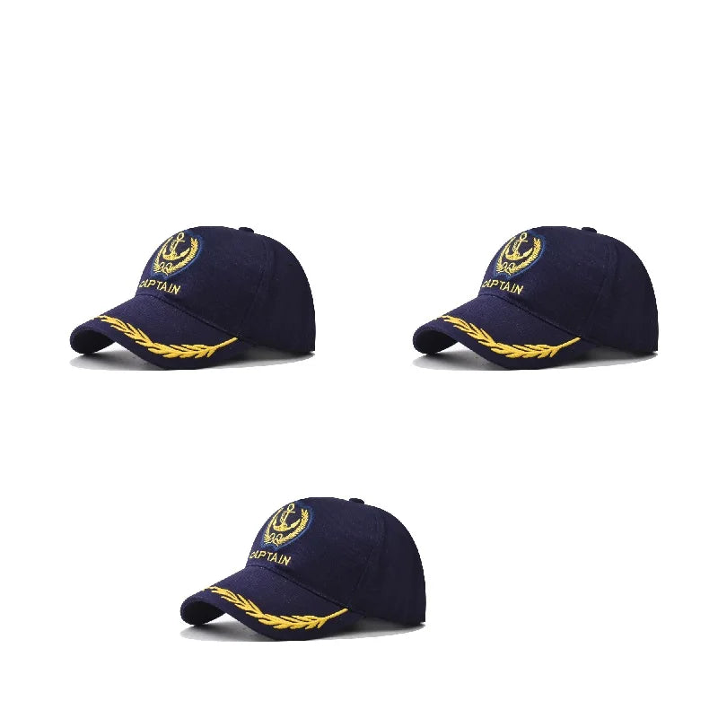 Brand Oohmy Men Women Baseball Caps Embroidered Captain & First Mate Hats Boating Marine Sailor Party Fun Hat