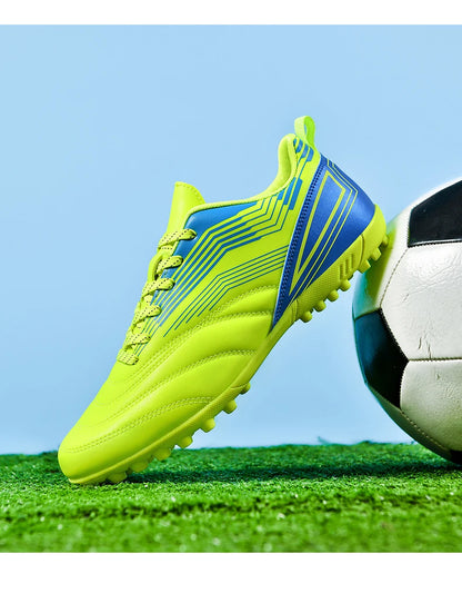 Crampons de Football unisexes pour jeunes, chaussures de Football légères TF pour les matchs d'entraînement, poignée améliorée, confort, conception Durable