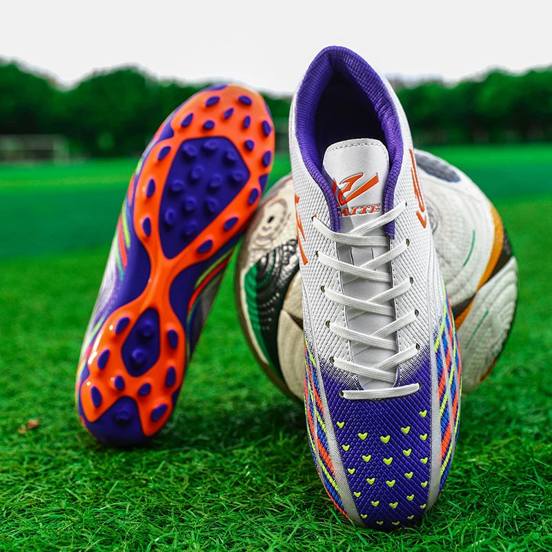 Long Spike Cleats New Competition Level Football Shoes for Men and Women Universal Professional Game Training Sports Shoes
