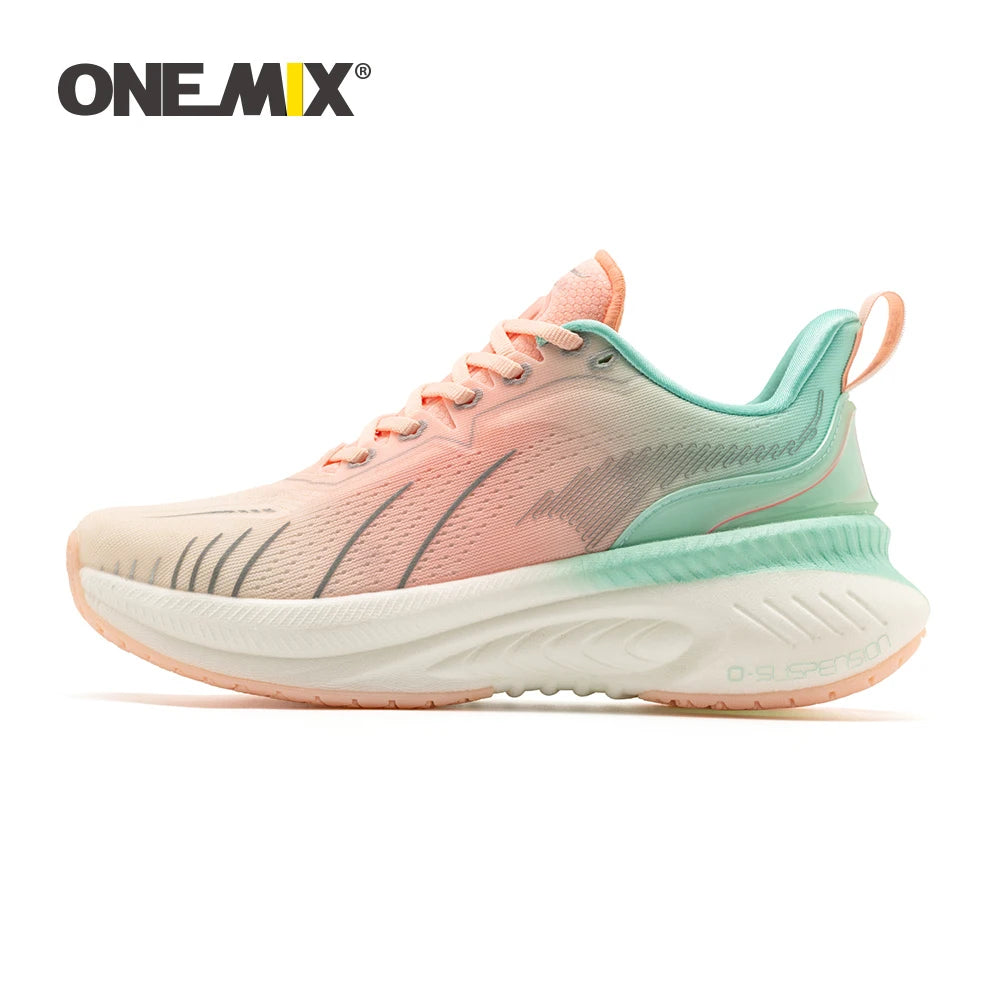 ONEMIX Laufschuhe für Damen, Sportschuhe, Outdoor-Turnschuhe, Sneaker, Sportschuhe, Fitness, Walking, Jogging, Damenschuhe