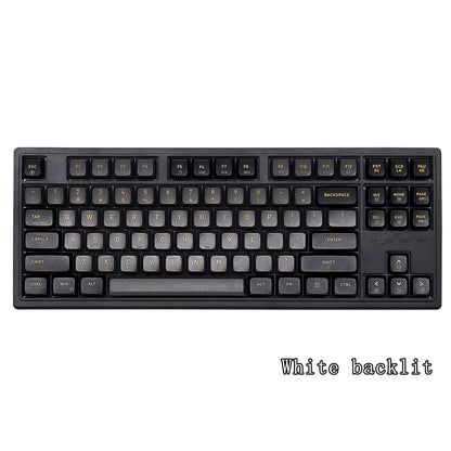 HEXGEARS M2 Mechanical Keyboard 87 Key Hot Swap PBT Gasket Structure White Backlit Macro Defined Gaming Mechanical Keyboard