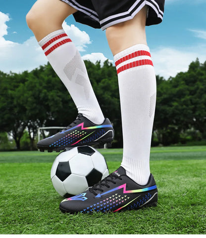High Quality Men's Soccer Shoes for Society, Ultralight Turf Soccer Cleats Sneakers, Training Football Boots Chuteira Campo Sizes 35-45