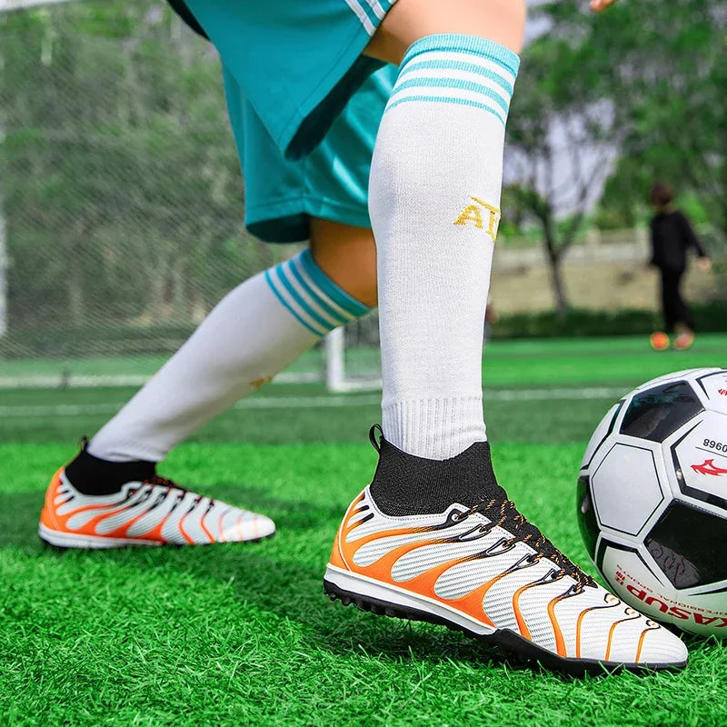 Ανδρικά παπούτσια ποδοσφαίρου Sport FG/TF Παπούτσια ποδοσφαίρου για εξωτερικούς χώρους Προπόνηση Αγόρια Αγώνας Αντιολισθητικά Παπούτσια με μακριά καρφιά Εσωτερικού χώρου Futsal Άνετα