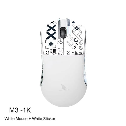 Motospeed Darmoshark M3 V2 Double 8K Gaming Mouse Bluetooth Wireless 26K DPI PAW3395 Sensor Macro Game Mouse For Laptop PC