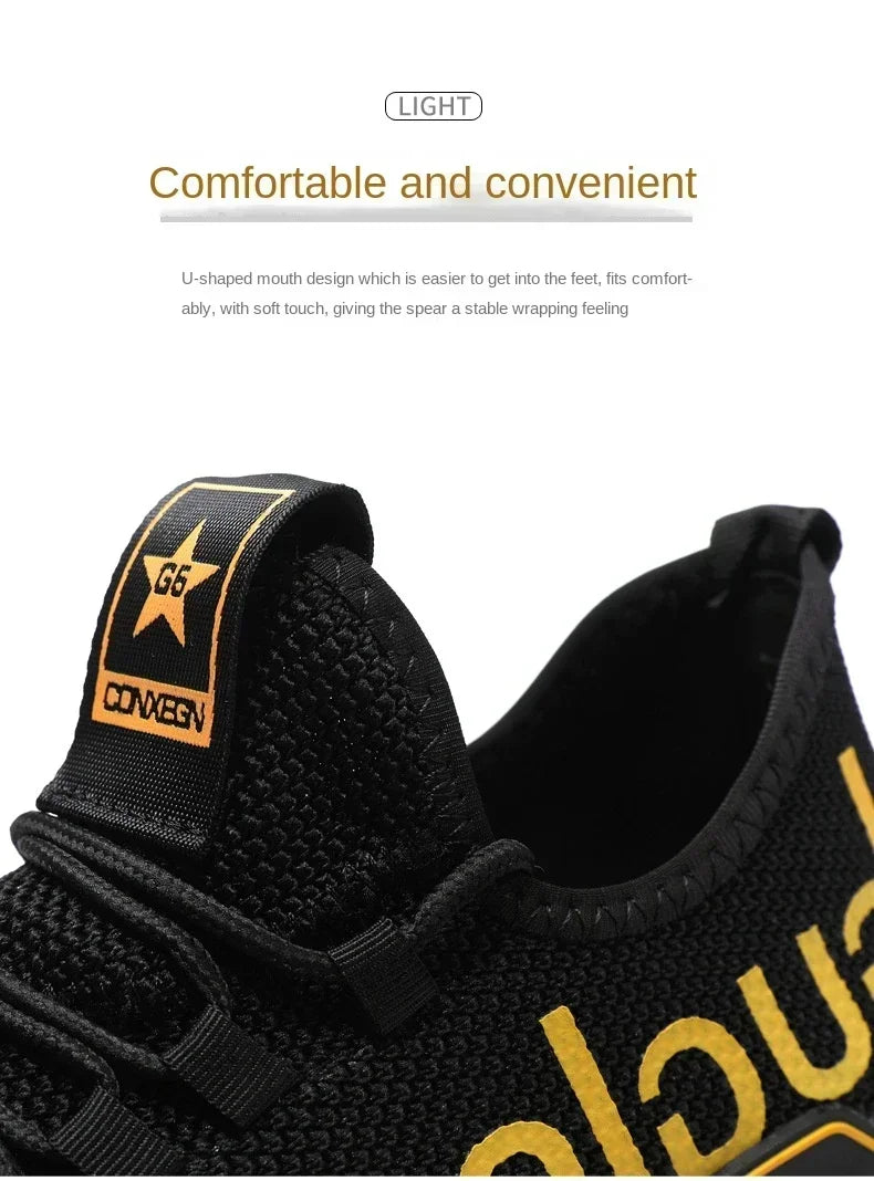 Runing Sport Fashion High Top Sneakers Zapatillas De Deporte 2024 Men Casual Mesh Shoes Light Soft Breathable Vulcanize Shoes