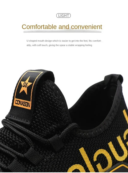Runing Sport Fashion High Top Sneakers Zapatillas De Deporte 2024 Men Casual Mesh Shoes Light Soft Breathable Vulcanize Shoes