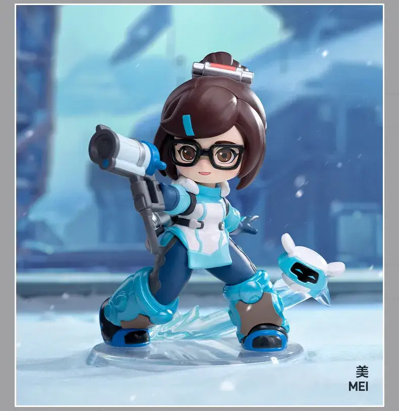 POP MART Overwatch Play of The Game Series Blind Box Mystery Box – urocze zabawki, ozdoby, figurki, dekoracje do domu, modele na biurko i lalki