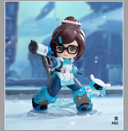 POP MART Overwatch Play of The Game Series Blind Box Mystery Box – urocze zabawki, ozdoby, figurki, dekoracje do domu, modele na biurko i lalki