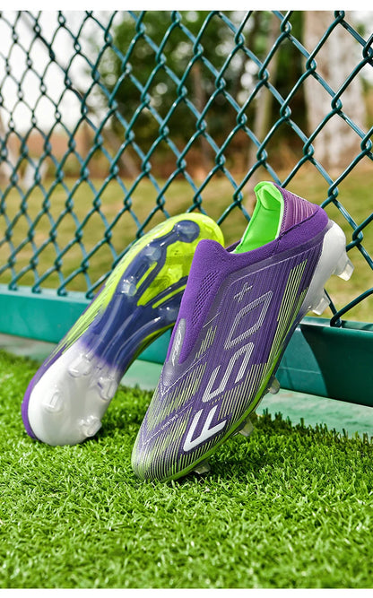 New Men’s Soccer Shoes Outdoor Anti-Slip Youth Sports Shoes Ultralight Turf Comfortable Football Boots