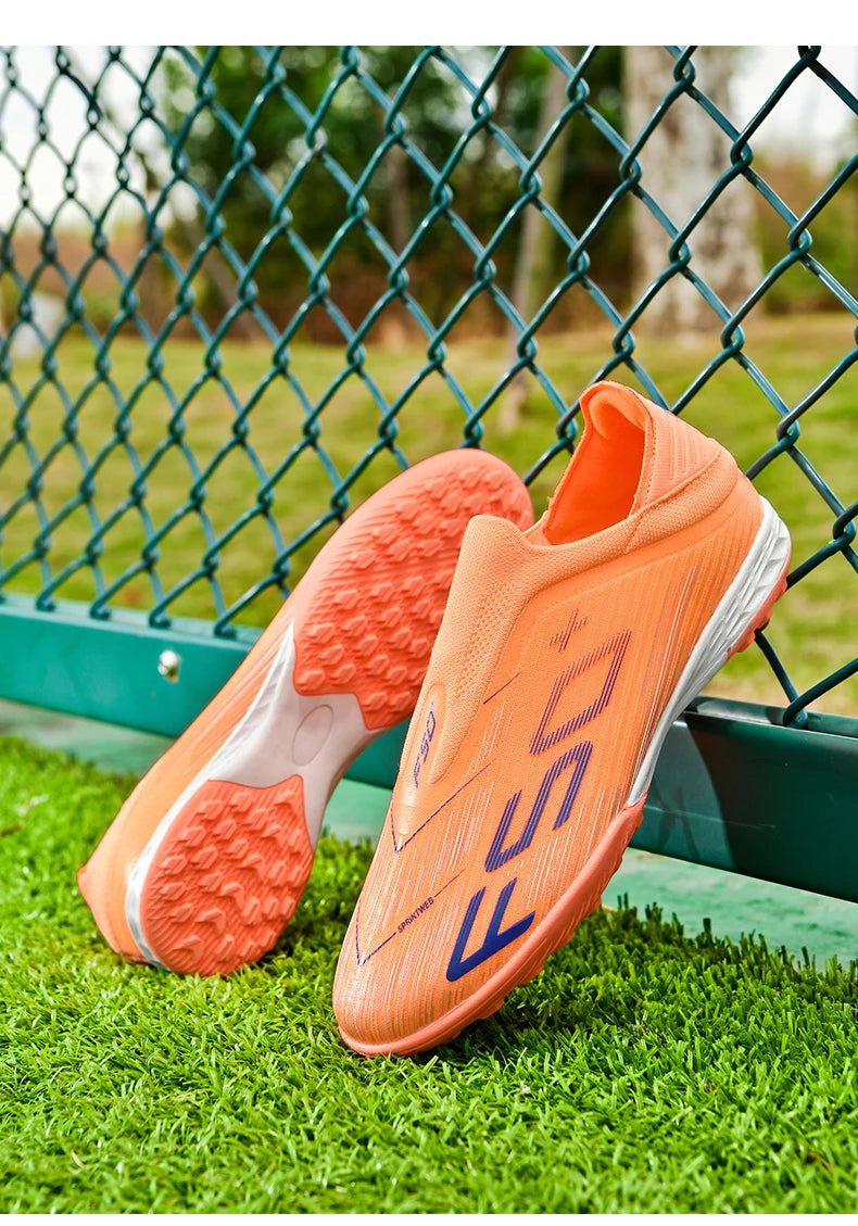 New Men's Soccer Shoes Match Football Boots Sneakers Non-Slip Grass Cleats High-Quality Futsal Indoor Hot-Selling High-Top Outdoor