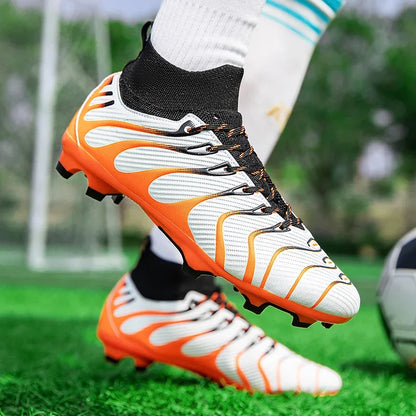 Ανδρικά παπούτσια ποδοσφαίρου Sport FG/TF Παπούτσια ποδοσφαίρου για εξωτερικούς χώρους Προπόνηση Αγόρια Αγώνας Αντιολισθητικά Παπούτσια με μακριά καρφιά Εσωτερικού χώρου Futsal Άνετα