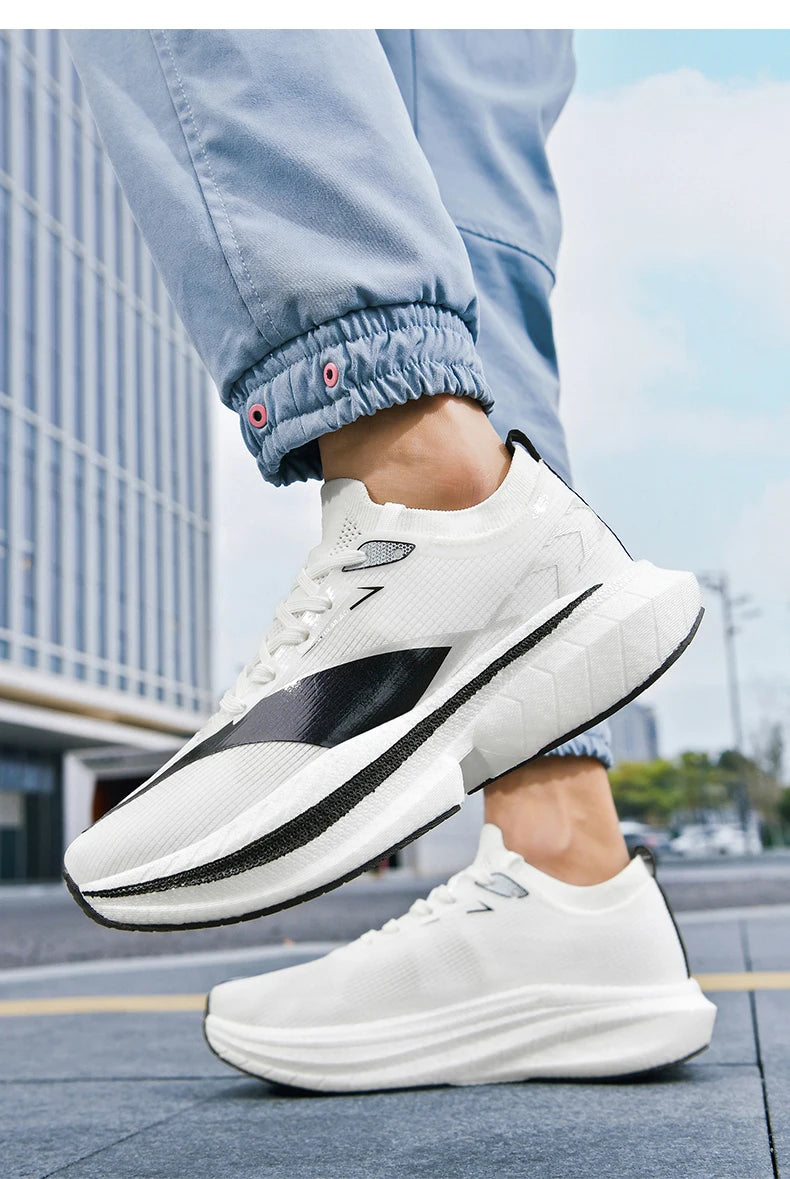 Pánské běžecké boty s vzduchovým polstrováním Pánské tenisky Boty s karbonovou deskou Boty na maraton a jogging Outdoorové sportovní boty Tenisky Pánské volnočasové boty