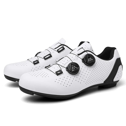 Chaussures de cyclisme VTT pour homme - Chaussures de sport pour vélo tout-terrain et vélo de route - Baskets de cyclisme plates pour la vitesse - Chaussures de VTT - Chaussures à crampons SPD