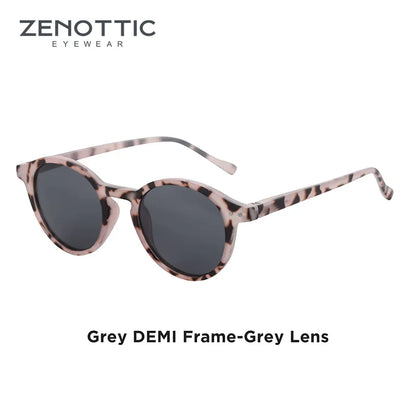 ZENOTTIC (S Size) Retro Circular Polarized Sunglasses 2026 2025 Men Women Vintage Small Round Sun Glasses UV400 Goggles Shades