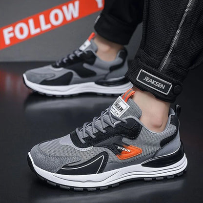 Chaussures de sport polyvalentes en maille pour hommes, baskets respirantes de marque, chaussures de course antidérapantes, chaussures de sport à plateforme, Tenis Masculino
