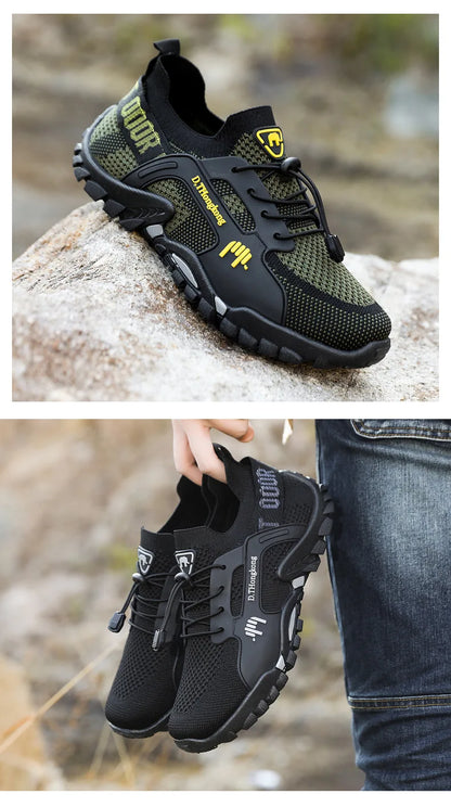 Chaussures décontractées d'été respirantes pour hommes, chaussures de sport pour hommes, confortables et légères, chaussures de sport d'extérieur