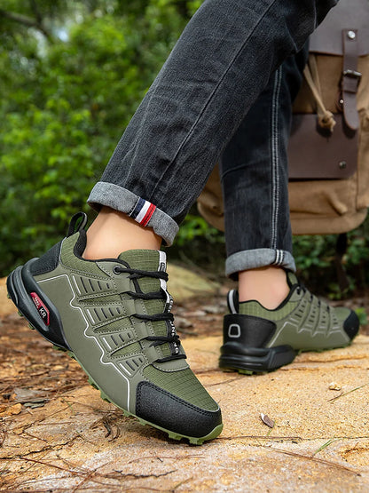 Men's Hiking Shoes Waterproof All-Terrain Outdoor Sneakers Non-Slip for Trekking Camping Tactical Training  Outdoor Cycling