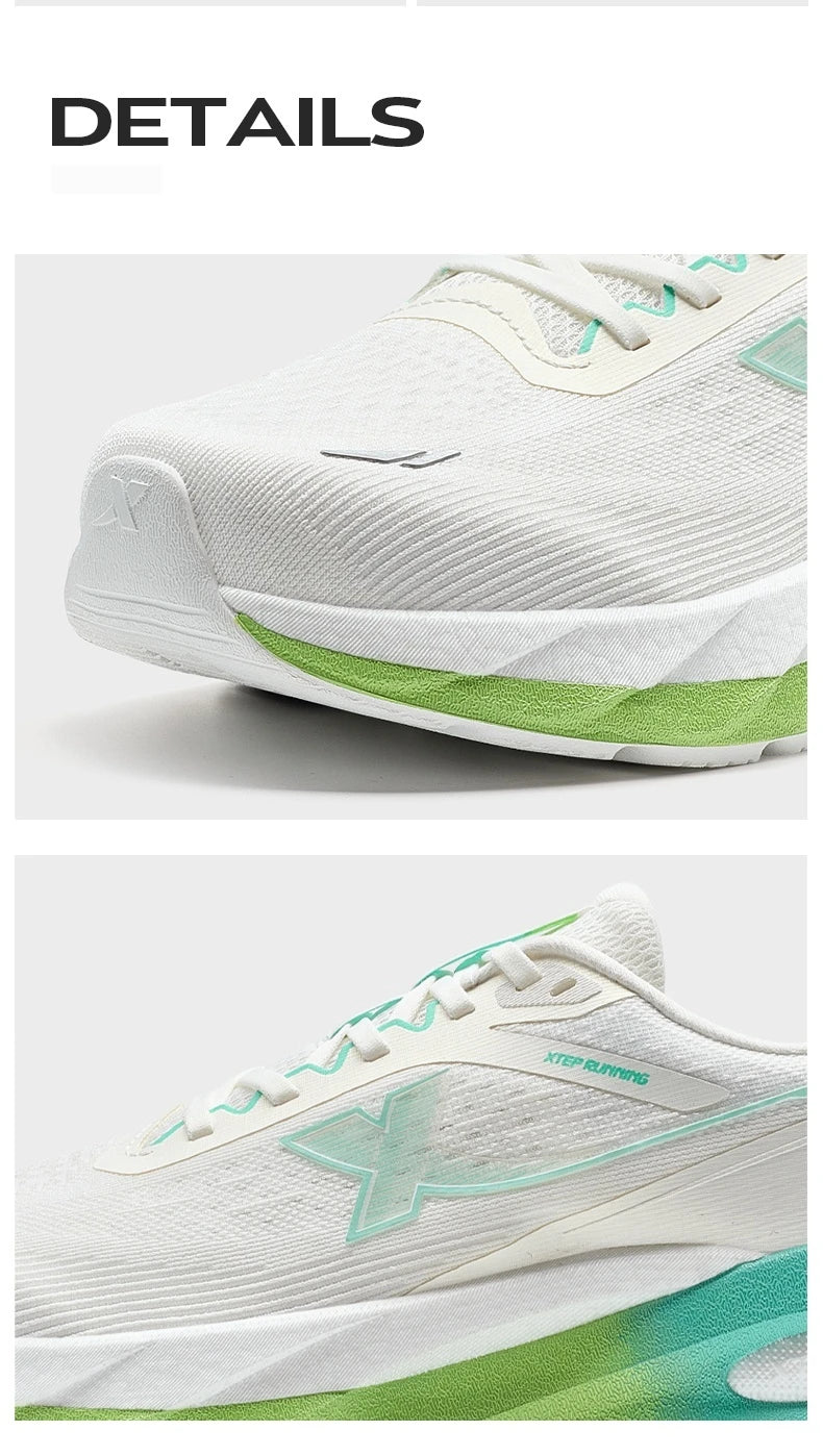 Xtep Lingbu 2.0 Running Shoes Male 2025 Spring ACE Support Feather Foam Sports Shoes Stability Advanced Sneakers 875119110001