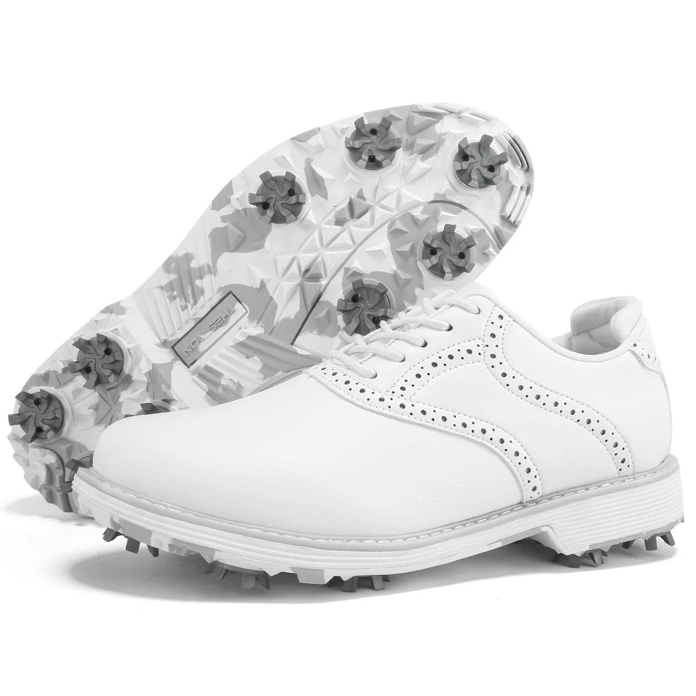 Chaussures de golf professionnelles pour femmes, chaussures de marche décontractées et tendance, chaussures de sport de golf confortables et antidérapantes pour le fitness en plein air