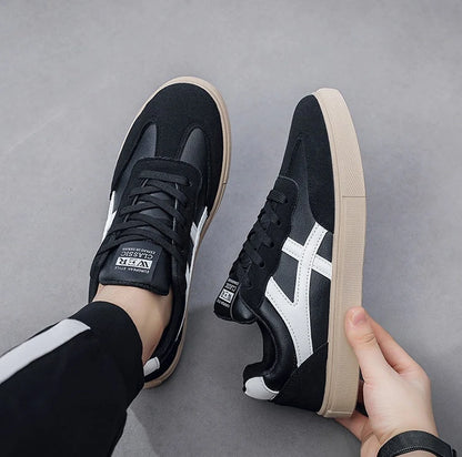 Herren-Freizeitschuhe – Leichte Freizeit- und Outdoor-Wanderschuhe – Sneaker – Rutschfeste flache Herrenschuhe