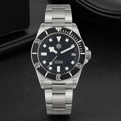  San Martin Grade5 Titanium Watch SN0121TD PT5000/ST2130 Automatic Movement Watch 300M Waterproof Adjustable Clasp Wristwatch
