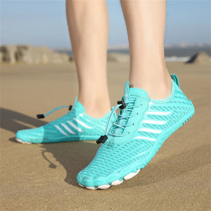 Unisex snabbtorkande vattenskor för män och kvinnor – färgglada strand-, sim-, surf- och havsskor – parskor – barfota- och Upstream-sneakers