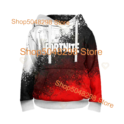 Męskie i damskie bluzy z kapturem z nadrukiem 3D Battle Royale z motywem Fortnite Victory – bluzy z kapturem dla chłopców i dziewcząt w stylu streetwear