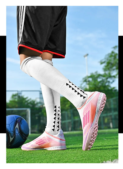 Nouvelles Chaussures de Football pour Hommes, Résistantes au Terrain, Respirantes, de Haute Qualité, Décontractées, Ultralégères, pour l'Extérieur