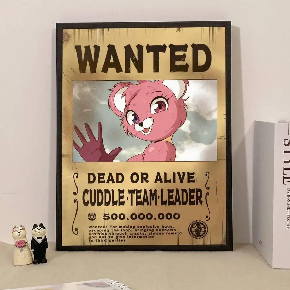 Poster de Jogo F-Fortnite Surpresa — Decoração de Casa, Quadro de Parede para Escritório e Sala de Estar