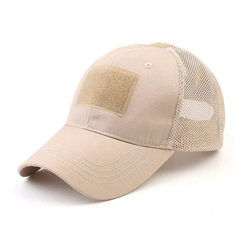 Podesiva kapa Outdoor Multicam kamuflažnog uzorka s mrežicom, taktička snapback kapa za airsoft, ribolov, lov, planinarenje i košarku