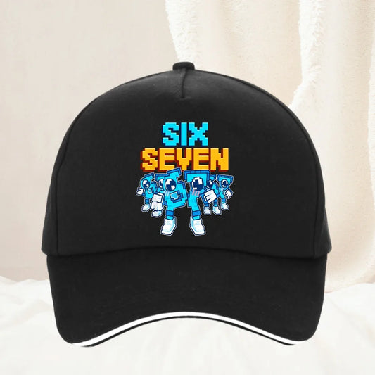 Meme 67 Six Seven 6 7 Italian Brainrot Baseball Cap Men Trucker Hat Spring Casual Outdoor Gym Sun Visor Snapback Cap