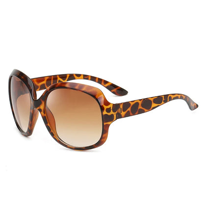 Oversized  Sunglasses Women Luxury Brand Designers Oval Sun Glasses Vintage Black Shades UV400 zonnebril dames